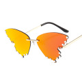 butterfly bling 2020 new arrivals fashion personalezed cute rimless shades custom designer luxury Flame sunglasses women 77041